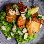 Simon Rimmer Chicken Thighs with Mole Sauce and Green Rice recipe on Sunday Brunch