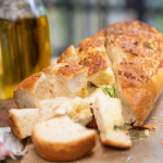 Bosh Camebosh Hedgehog Garlic Bread with Cashew Cheese recipe on John and Lisa’s Weekend Kitchen