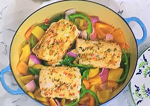Levi's Caribbean fish dish recipe on This Morning – The Talent Zone