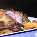 Phil Vickery Greek Feast with lamb shoulder recipe on This Morning