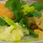 James Martin celeriac with truffle oil and watercress recipe on James Martin’s Saturday Morning