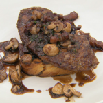 Marcus Wareing calves’ liver with brioche and a bordelaise sauce recipe on Masterchef The Professionals