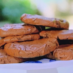 Juliet Sear spiced chocolate brownie cookies recipe on Beautiful Baking with Juliet Sear