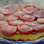 Rick Stein tarte tatin with confit tomatoes and confit of aubergines recipe on Rick Stein’s Secret France