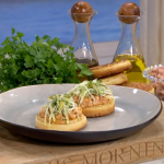 Tom Brown potted shrimp crumpet recipe on This Morning