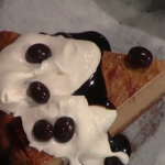 Simon Rimmer baked coffee cheesecake with soft whipped cream recipe on Sunday Brunch