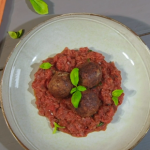 Ian and Henry’s Pastaball Marinara with Black Beans recipe on Living on The Veg