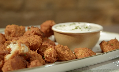 Ian and Henry’s spicy cauliflower wings with ranch dressing recipe on ...