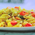 Jamie Oliver Sicilian tuna pasta with capers and cherry tomatoes recipe on Jamie’s Quick and Easy Food