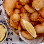 James Martin Whitby scampi with monkfish and a gluten free batter with cider recipe on This Morning