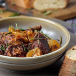 Simon Rimmer beef stifado with red wine and cherry tomatoes recipe on Sunday Brunch