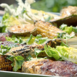 James Martin BBQ Steak with corn on the cob, avocado and flavoured butter recipe on James Martin’s Saturday Morning