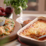 John Torode and Lisa Faulkner vegetarian lasagne recipe on John and Lisa’s Weekend Kitchen