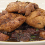 Marcus Wareing sweetbreads with a rustic red wine sauce recipe on Masterchef The Professionals