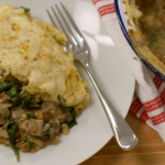 Chris Bavin mushroom and lentil pie recipe on Eat well for Less?