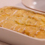 Mary Berry Christmas vegetable gratin recipe on Mary Berry Saves Christmas