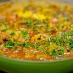 Nadiya Hussain Cajun-style catfish and okra stew recipe on Nadiya’s American Adventure