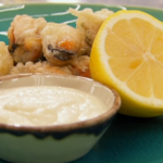Monica Galetti tempura mussels with a smoked garlic aioli recipe on Masterchef The Professionals