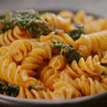 Nigella Lawson pappardelle pasta with nduja sauce and cavolo nero recipe on Nigella’s Cook, Eat, Repeat