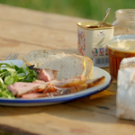 Rick Stein BBQ butterflied leg of lamb with rosemary and thyme recipe on Rick Stein’s Cornwall