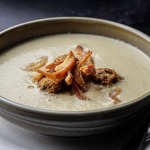 Simon Rimmer Cream Of Chicken Soup With Stuffing Balls recipe on Sunday Brunch