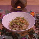John Whaite miso salmon noodles recipe on Steph’s Packed Lunch