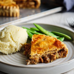 Simon Rimmer chicken satay pie with peanut butter and mash potatoes recipe on Sunday Brunch