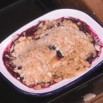 Ferne Mccann summer berry Essex crumble recipe on Steph’s Packed Lunch