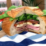 Clodagh McKenna park bench picnic loaf recipe on This Morning