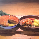 Simon Rimmer chicken pie with clotted cream mash recipe on Steph’s Packed Lunch