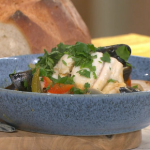 John Torode Portuguese seafood stew with bread and butter recipe on This Morning