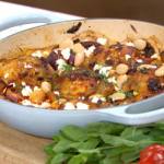 John Gregory Smith rose harissa chicken traybake with butter beans and chopped salad recipe on This Morning