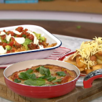 Phil Vickery football feast with nachos, cheesy chips and pizza recipe on This Morning