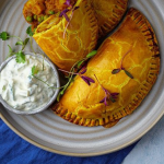 Simon Rimmer prawn and potato curry pasties recipe on Sunday Brunch
