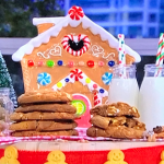 Jane Dunn gingerbread New York City (NYC) cookies with white chocolate chips recipe on This Morning