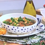 Clodagh Mckenna meatballs soup with kale, cannellini beans and chilli recipe on This Morning