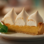 Mary Berry lemon and lime meringue tranche pie with sweet shortcrust pastry recipe on Love To Cook