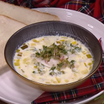 John Whaite cullen skink (Scottish fish soup) recipe on Steph’s Packed Lunch