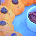 Liam Charles Parmesan and harissa tear-and-share dough balls recipe on Junior Bake Off