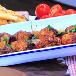 John Torode chicken tray bake with potatoes, tomatoes and olives recipe on This Morning
