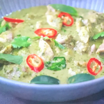 Zena’s Thai green chicken curry with Jasmine rice on the Great Cookbook Challenge