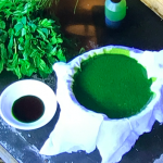 James Martin green herb oil on James martin’s Saturday Morning