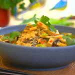Ching’s hot and sour noodle soup with mushrooms and tofu recipe on Lorraine