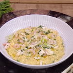 Freddy Forster smoked haddock and prawn risotto recipe on Steph’s Packed Lunch
