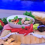 Clodagh Mckenna immune-boosting soup with steak and noodles recipe on This Morning