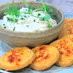 Simon Rimmer Garlic Onion Dip With Cheesy Biscuits recipe on Sunday Brunch