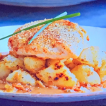 Ian’s lemon pepper chicken with potatoes and lemon butter sauce on The Great Cookbook Challenge