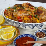 Phil Vickery chicken and chorizo with rice recipe ( £10 family feast) on This Morning