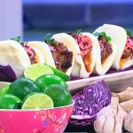 Gok Wan BBQ pork with bao buns and Asian slaw recipe on This Morning