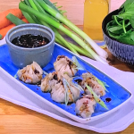 Romy Gill momos (dumplings with vegetables) recipe on Steph’s Packed Lunch